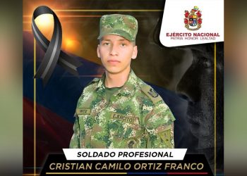 Soldado murió tras enfrentamientos con la guerrilla en Fortul