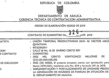 Denuncian irregularidades en contrato para la entrega de unidades productivas de la Gobernación de Arauca