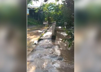 Riesgo de inundación: En Brisas del Puente ya se está metiendo el agua del río Arauca