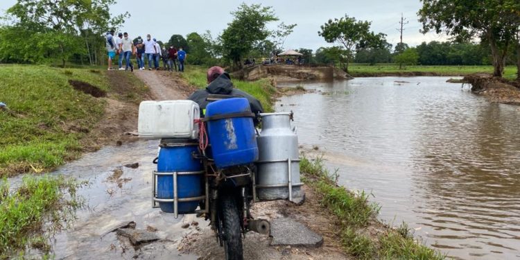 Campesinos sufren año a año del invierno por la falta de obras de mitigación