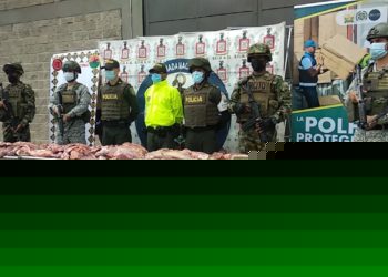 Grandes cantidades de chatarra y carne de contrabando fueron incautadas por las autoridades