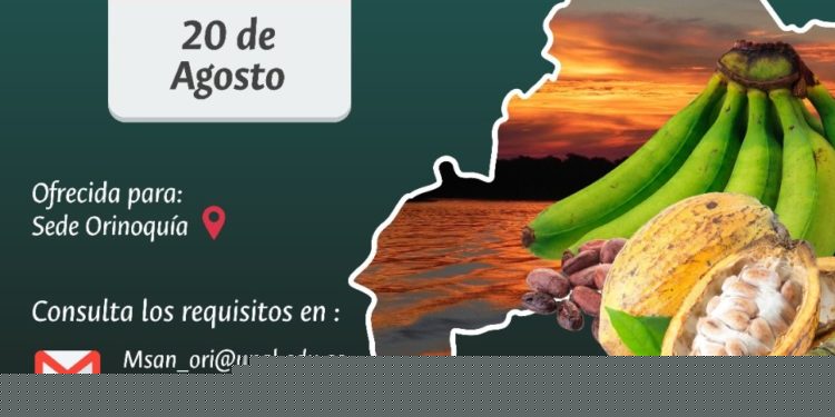 Hoy cierra el proceso de inscripción a la Maestría en Seguridad Alimentaria y Nutricional en la UNAL Sede Orinoquía