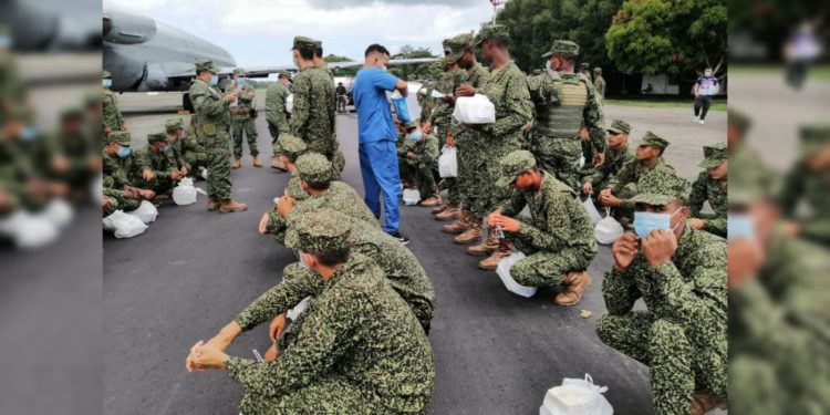 59 infantes de Marina llegan al departamento de Arauca para reforzar seguridad