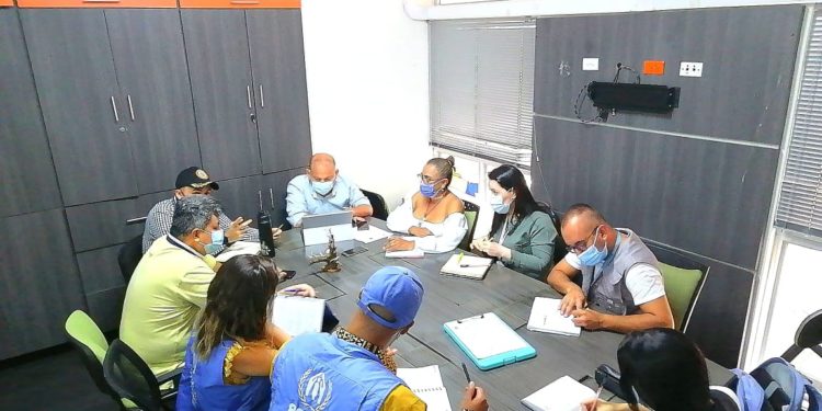GIFMM, Acnur y Secretaría de Gobierno revisaron temas migratorios para seguridad en Arauca