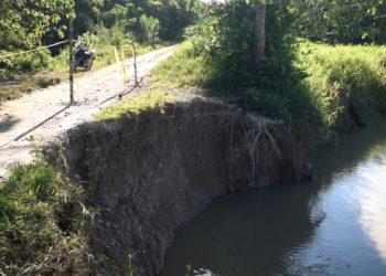 Bocas del Arauca: En riesgo de quedar incomunicados por socavamiento del dique vía