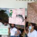 Pescadores y familiares de capturados protestaron ante la Alcaldía y Gobernación de Arauca