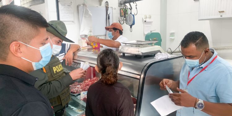 Tras denuncias de la comunidad, autoridades realizan operativo de control a venta de carne en Arauca