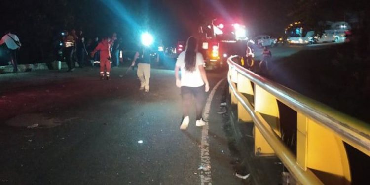 Accidente en la vía Medellín-Bogotá deja siete personas fallecidas
