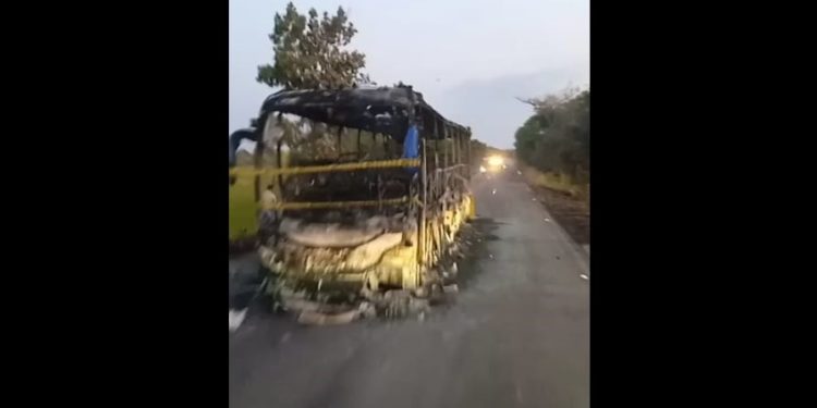 «Nos quemaron todo», dijo pasajero de bus incinerado
