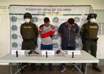 Capturan a dos sicarios en Tame