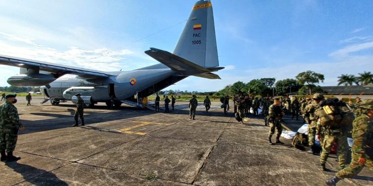 Llegan más hombres del Ejército Nacional. Aumentarán operaciones militares en Arauca