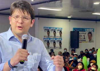Gran cierre de campaña con lleno total en Arauca de Miguel Uribe Turbay, candidato al Senado por el Centro Democrático