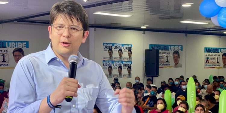 Gran cierre de campaña con lleno total en Arauca de Miguel Uribe Turbay, candidato al Senado por el Centro Democrático
