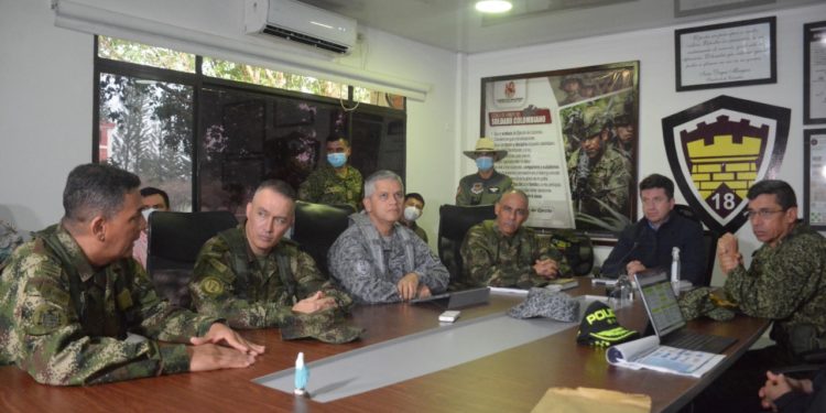 Desde Tame, Arauca, Ministro de Defensa verificó seguridad para elecciones