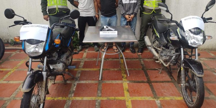 Lograr capturar a tres presuntos robamotos en Arauca