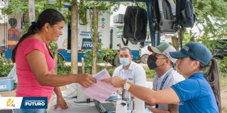 Buena receptividad de la comunidad frente a la jornada institucional que desarrolló ENELAR ESP en Monserrate