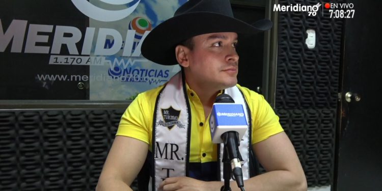 El araucano Andrés Jiménez planea traerse el título de Míster Turismo Colombia