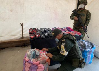 En Tame incautaron más de 60 millones de pesos en mercancía que era movilizada en encomienda
