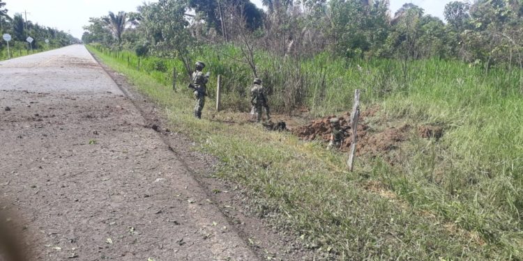 Ejército destruyó dos artefactos explosivos en la vía Tame – Arauca