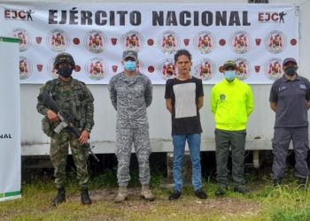 Capturan a dos personas al parecer pertenecientes a las redes de apoyo de ELN