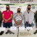 Dos hombres y una mujer fueron capturados por portar armas de fuego