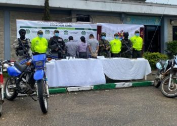 Capturan a cinco presuntos miembros de las disidencias. Son sindicados de homicidios y extorsión
