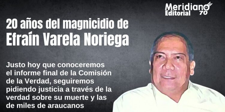 Hoy es un día crucial para la Verdad, la misma que justo coincide con el aniversario #20 del vil y cobarde asesinato de nuestro director de noticias de Meridiano70, Efraín Varela Noriega.