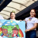 Niños y niñas de Arauquita y Saravena resaltaron sus tradiciones y cultura en el concurso de muralismo