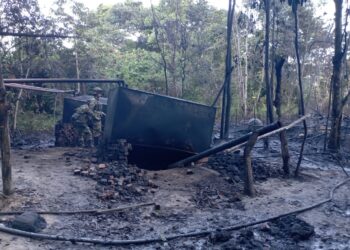 Ejército neutralizó cuatro estanques para el almacenamiento ilegal de hidrocarburos en Saravena