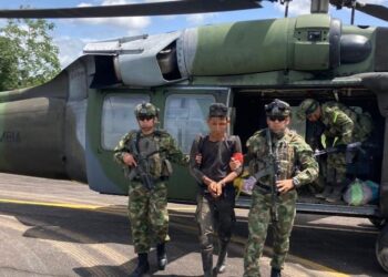 Capturan a presunto integrante del ELN con material de guerra e intendencia en Tame, Arauca