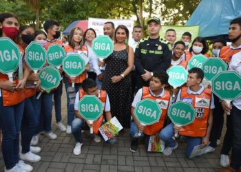 Patrullas escolares, la nueva estrategia para crear conciencia en seguridad vial en Arauca