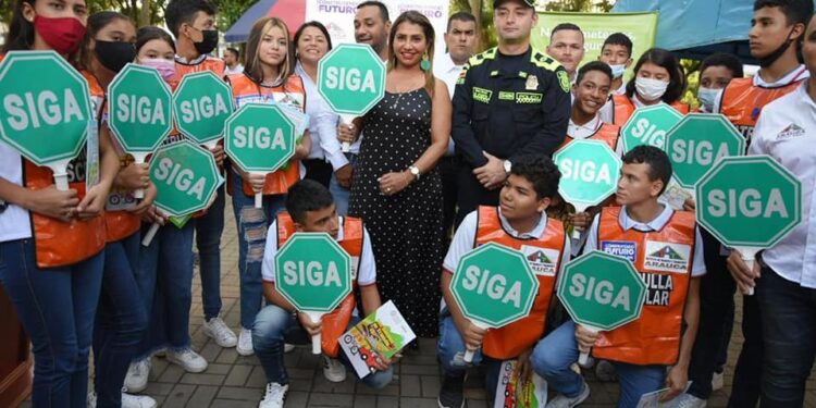 Patrullas escolares, la nueva estrategia para crear conciencia en seguridad vial en Arauca