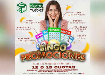 Todo se alista para el Bingo de Electromuebles