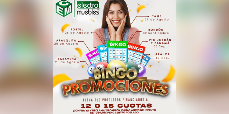 Todo se alista para el Bingo de Electromuebles