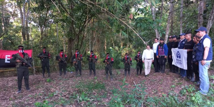 Fueron liberados seis miembros de la fuerza pública que se encontraban en poder del ELN