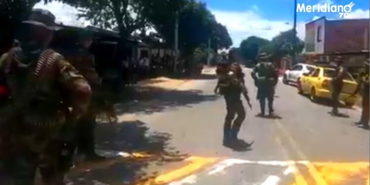Disidencias de las Farc «patrulló» sector de Santo Domingo en Tame