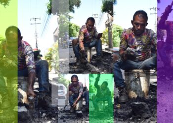 Voluntarios en Arauca han encontrado un sustento de vida al tapar huecos que los gobiernos no han podido