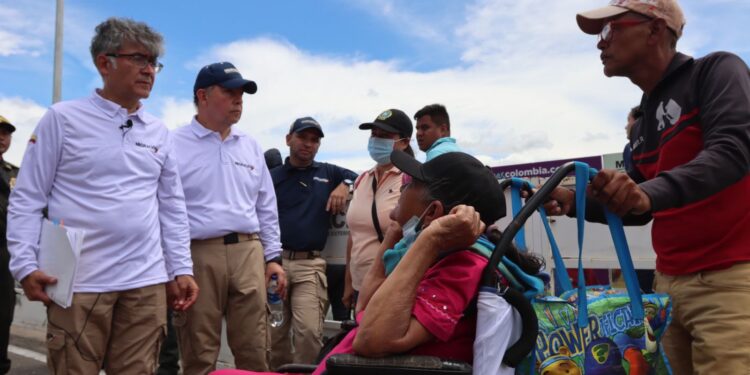 Migración Colombia Puente Inter. Simón Bolívar