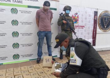 Ejército y Policía incautaron 100 kilos de marihuana en el municipio de Tame