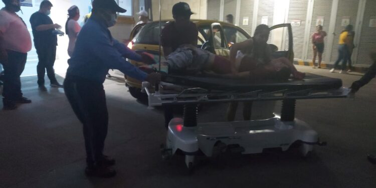 Heridos fueron trasladados al Hospital