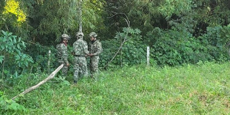 Ejército destruyó artefactos explosivos que habían sido instalados en zona rural de Arauquita
