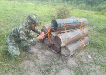 Ejército Nacional destruyó área minada en el municipio de Puerto Rondón