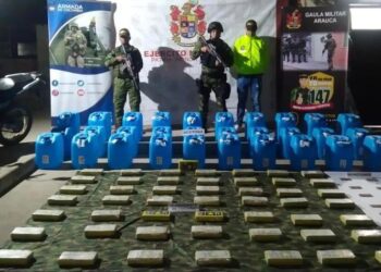 Autoridades incautaron más de 50 Kilos de clorhidrato de cocaína que tenían como destino final, Venezuela