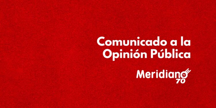 Comunicado a la Opinión Pública