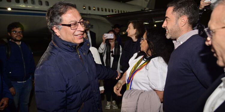Petro arrancó su gira por Estados Unidos, antes de reunirse con Biden