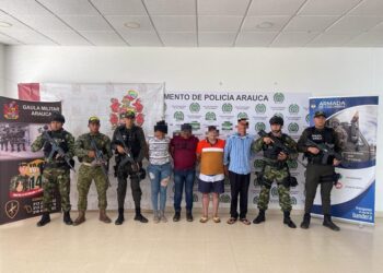 Ejército Nacional reportó la captura de dos cabecillas de la Comisión Rafael Villamizar del ELN Arauca