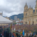 Veteranos de las Fuerzas Militares lideran plantón en la Plaza de Bolívar