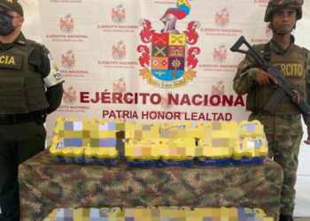 POLFA realiza aprehensión de mercancías de contrabando a orillas del río Arauca y en Tame 