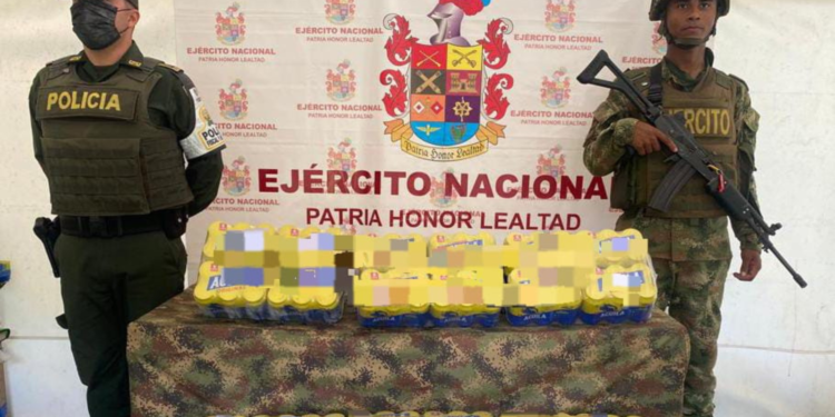 POLFA realiza aprehensión de mercancías de contrabando a orillas del río Arauca y en Tame 