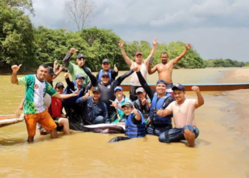Nuevamente un delfín rosado es rescatado en aguas del río Arauca